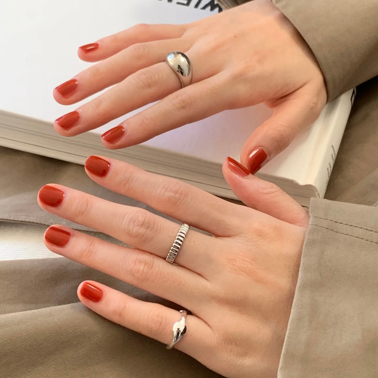 Free taster JK1524 (6 stickers) Mioga’s Burgundy Red Nail Wraps