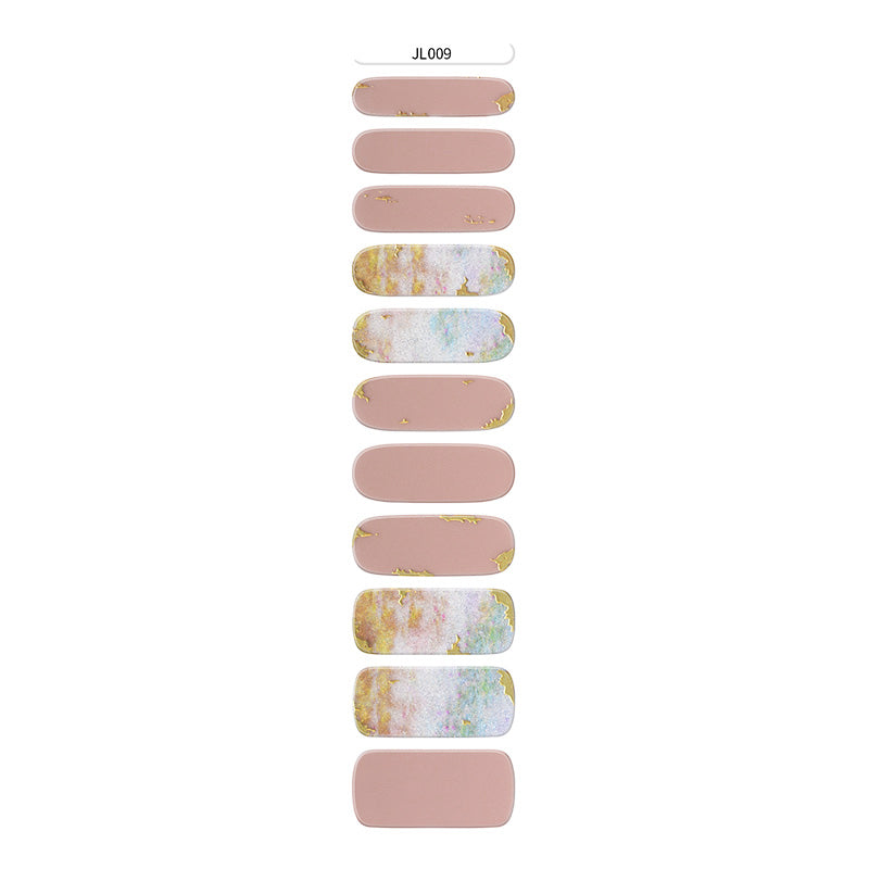 Mioga’s Elegant Oil Painting Nail Wraps
