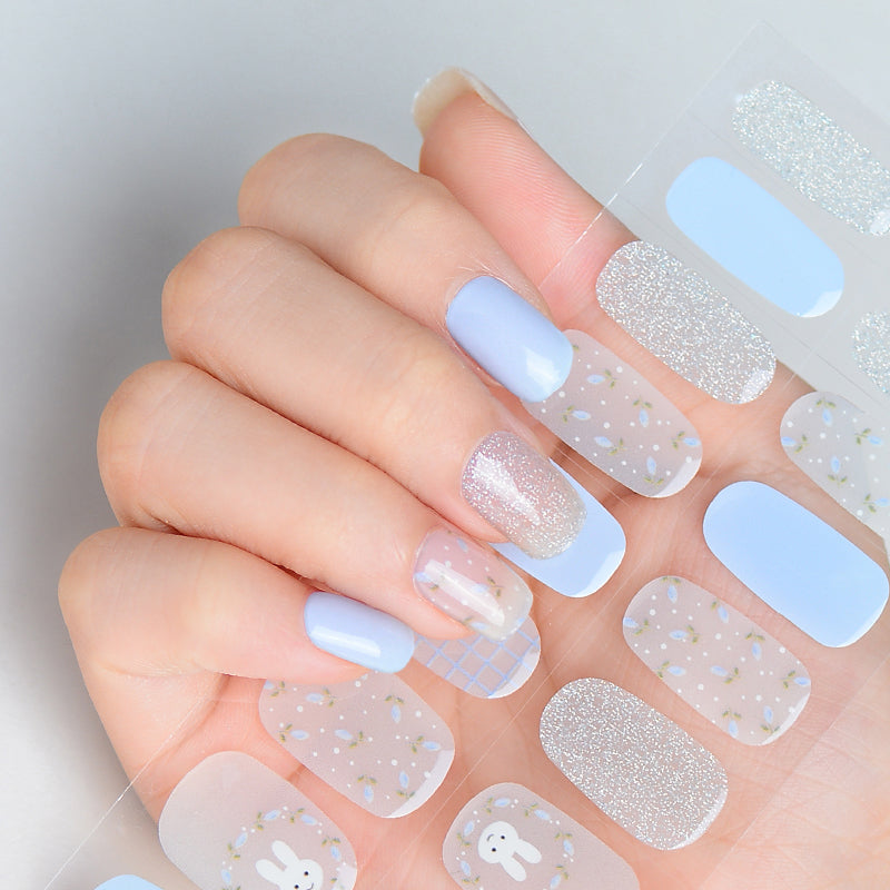Mioga’s Easter Spring Rabbit Nail Wraps