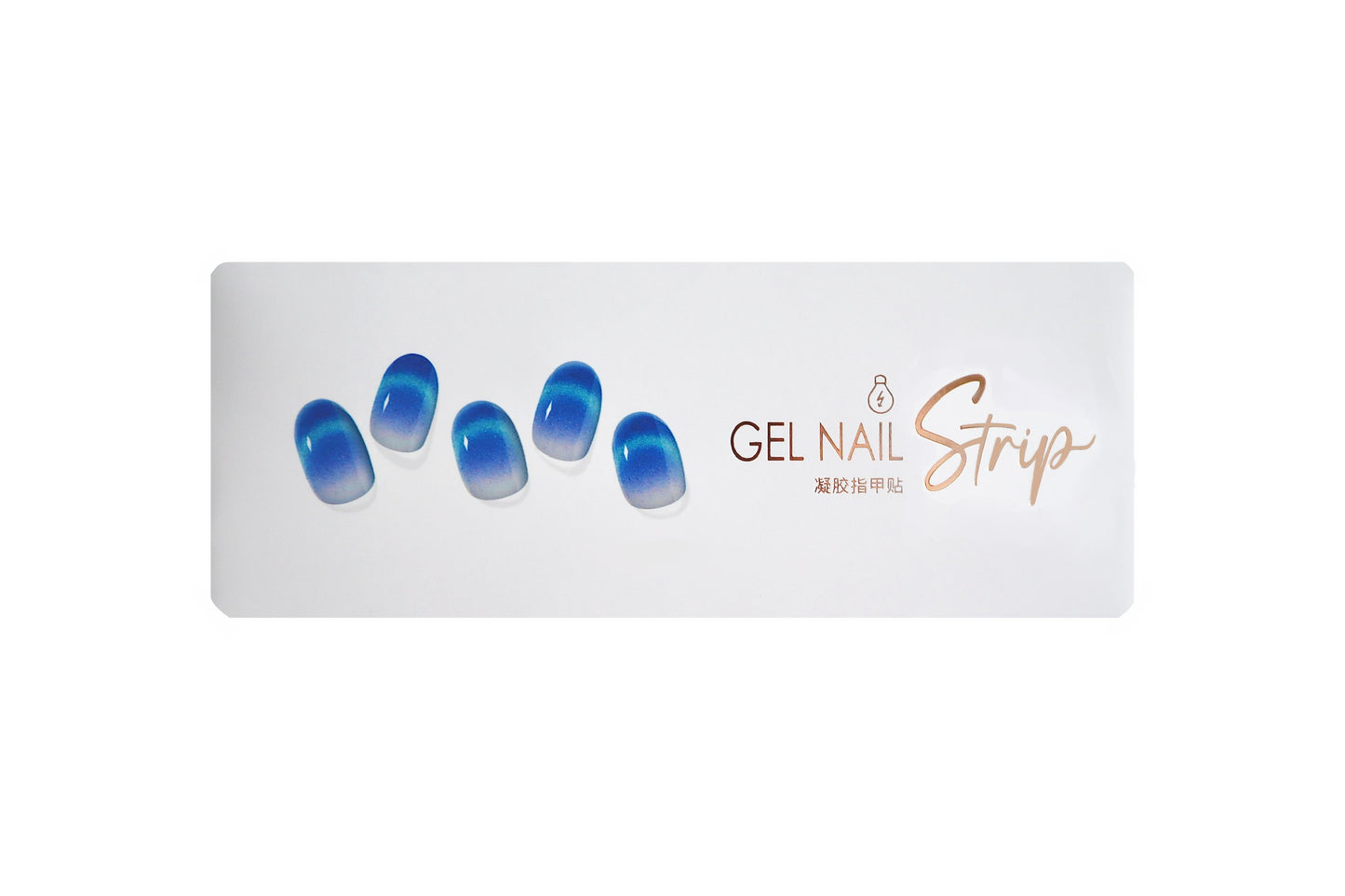 Mioga’s Shining Blue Cat Eye Nail Wraps