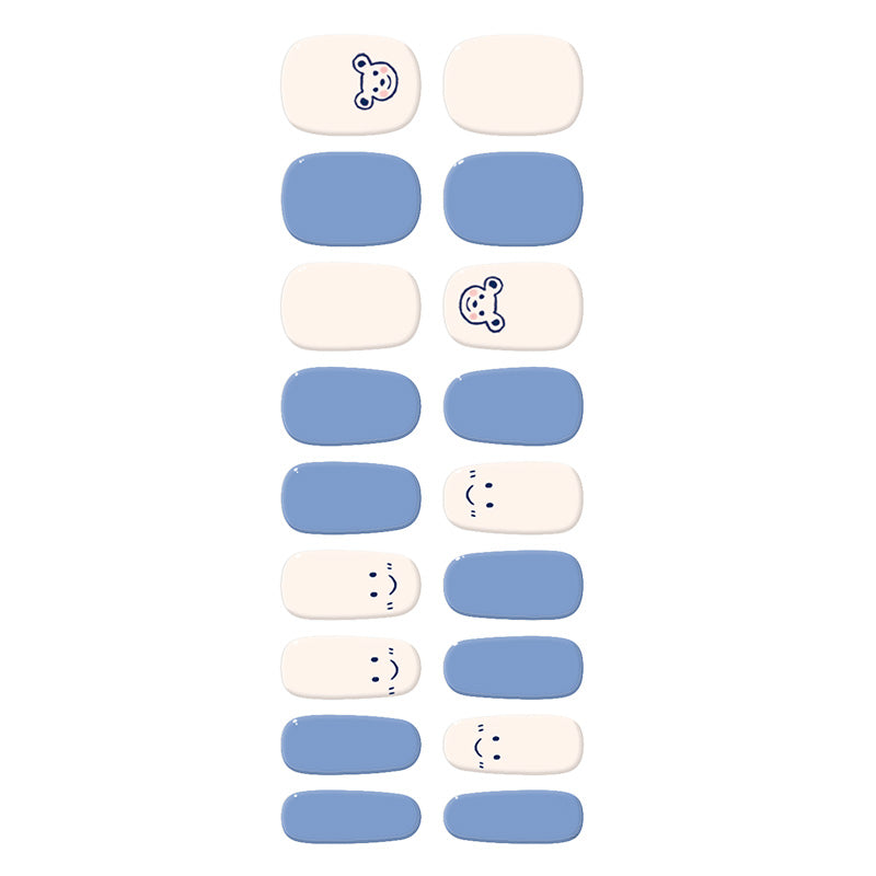 Mioga’s Adorable smiley face Nail Wraps