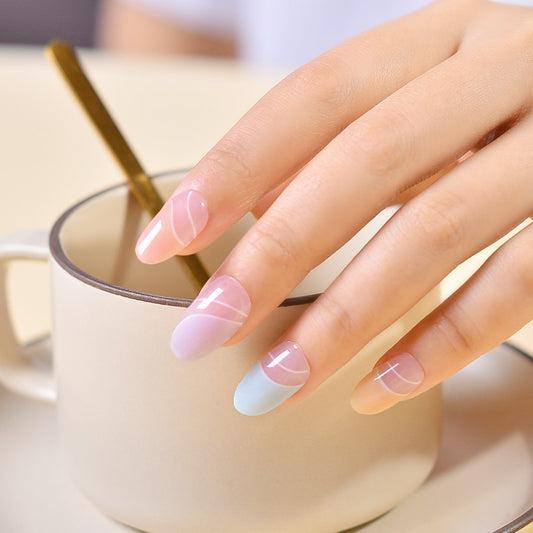 Mioga’s Pastel Waves Nail Wraps