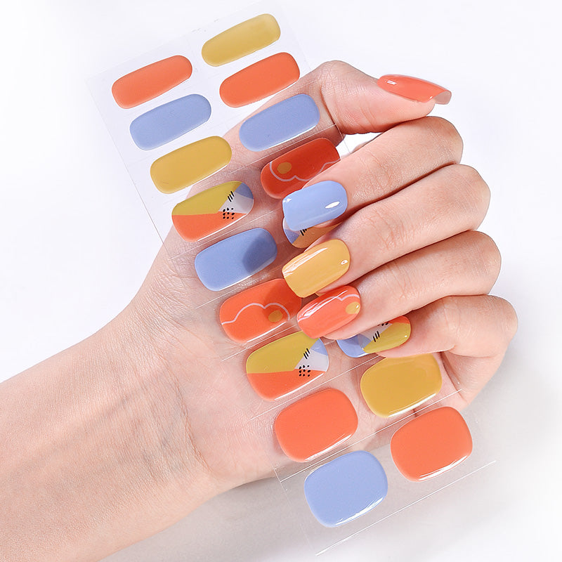 Mioga’s Sunny Vibes Nail Wraps