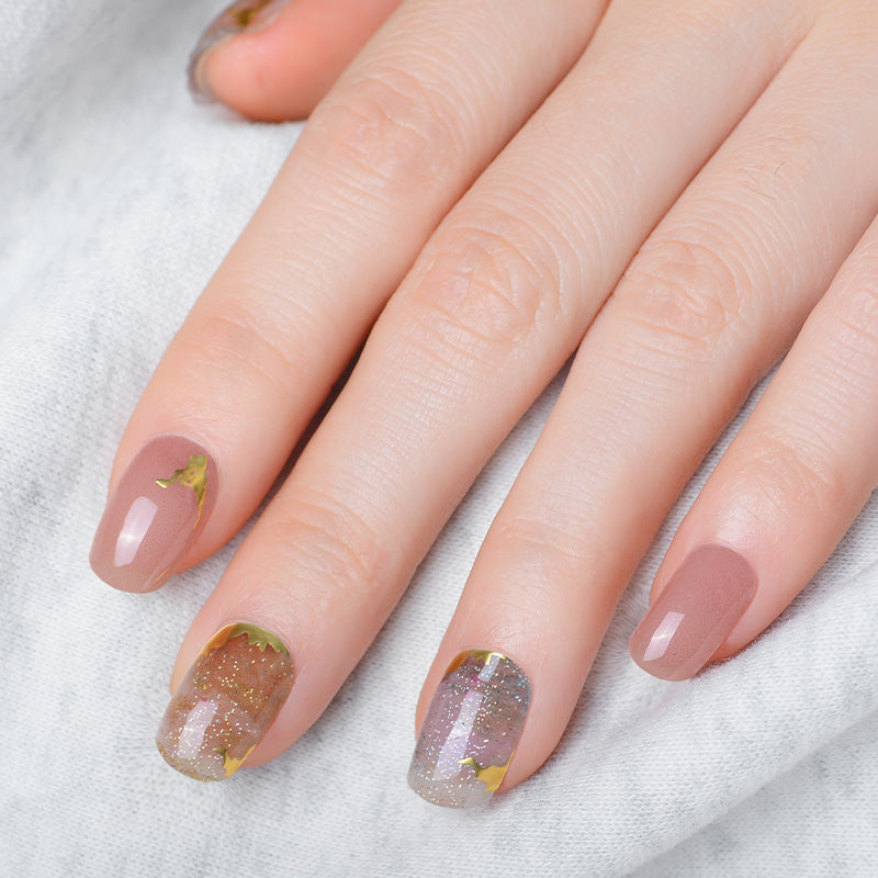 Mioga’s Elegant Oil Painting Nail Wraps