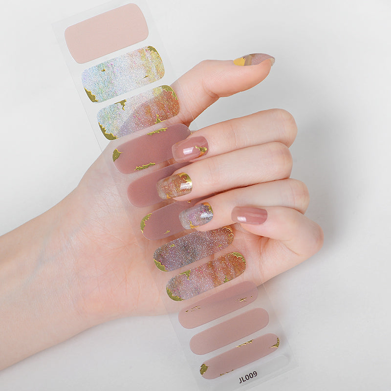 Mioga’s Elegant Oil Painting Nail Wraps