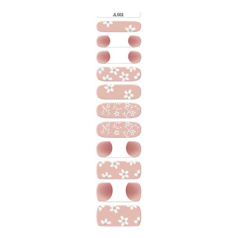 Mioga’s Delicate Floral Nail Wraps